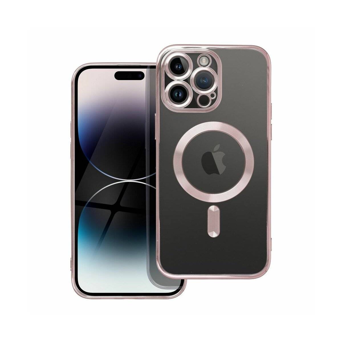 MagSafe Hülle mit Kameraschutz kompatibel mit iPhone 16 Pro Max Rose