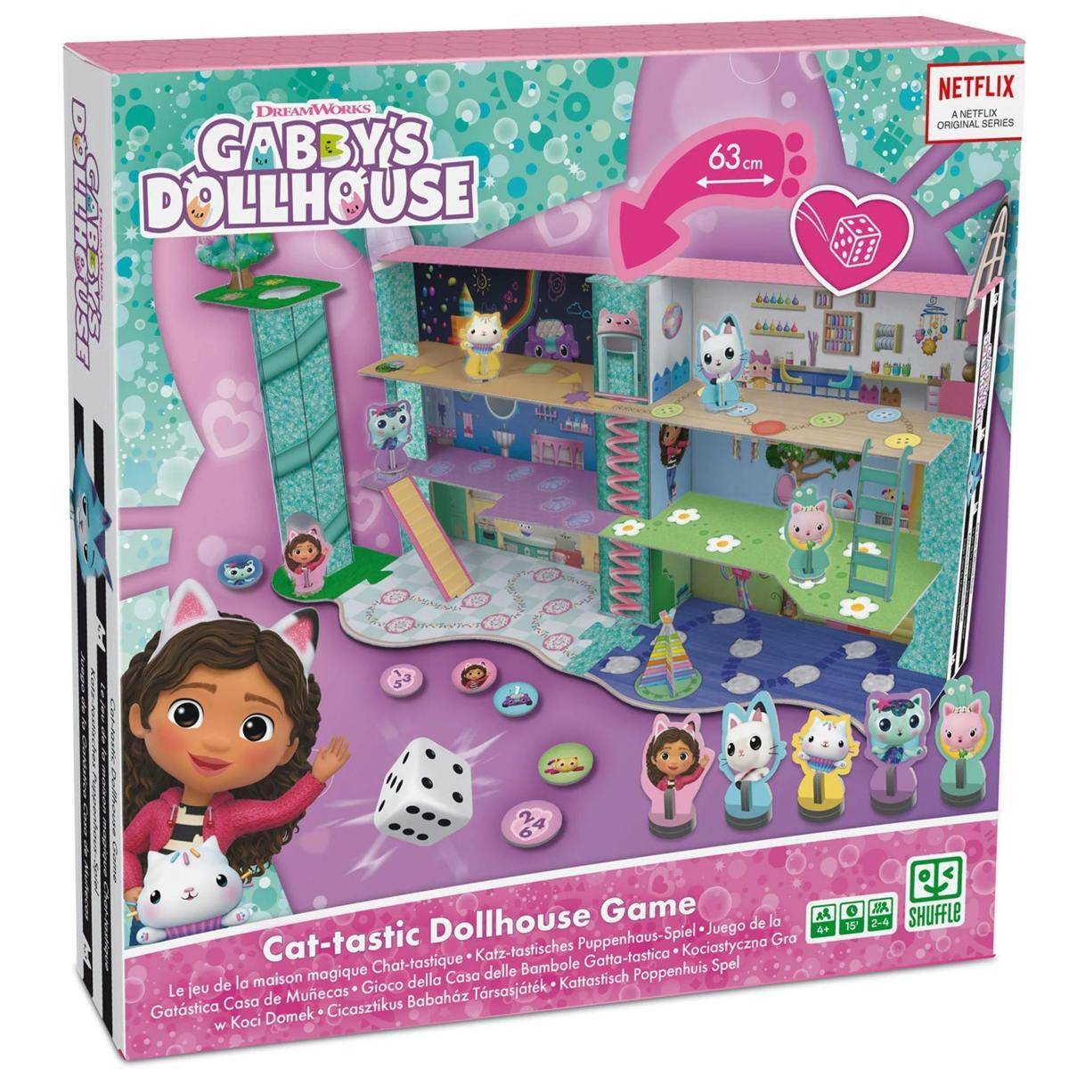 10045214-0001 - Gabbys Dollhouse - Das katz-tastische Puppenhaus - 3D Brettspiel