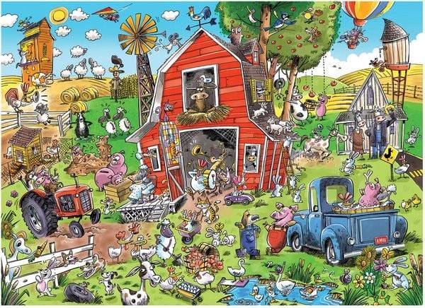 Cobble Hill - Verrückter Bauernhof, 350 Teile