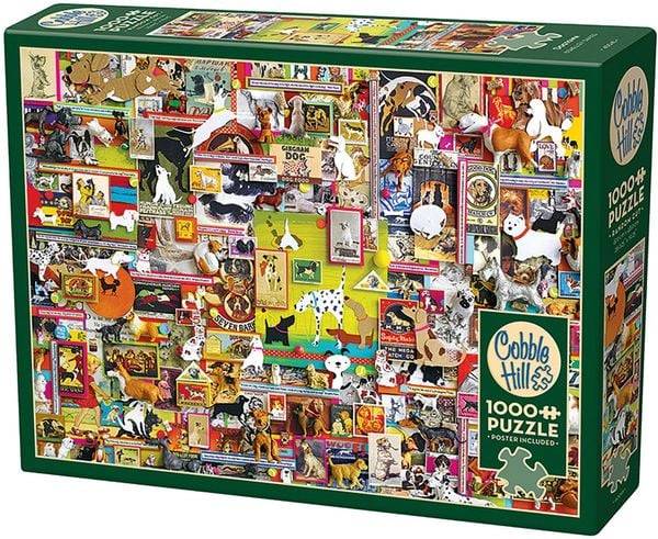 Cobble Hill - Hunde Collage, 1000 Teile