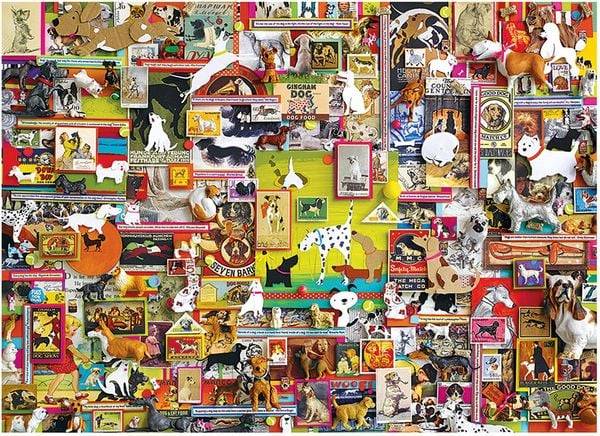 Cobble Hill - Hunde Collage, 1000 Teile