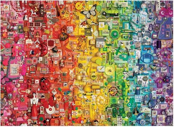 Cobble Hill - Farbiger Regenbogen, 1000 Teile
