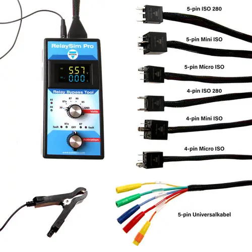 RelaySim Pro Relais-Tester Kit - Automotive Oszilloskope RelaySim Pro Relais-Tester Kit - Automotive Oszilloskope