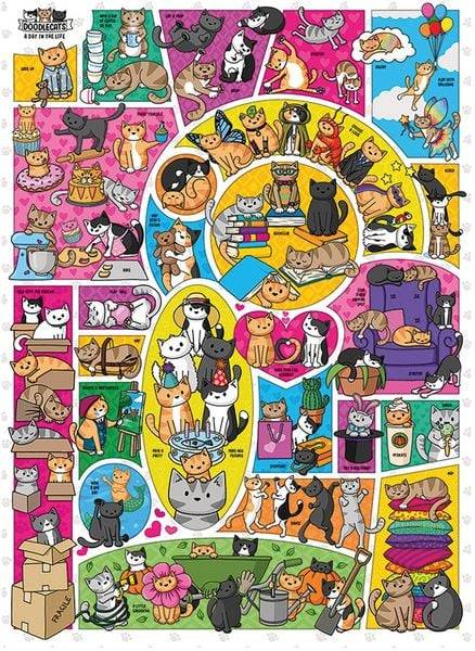 Cobble Hill - Doodlekatzen, 1000 Teile