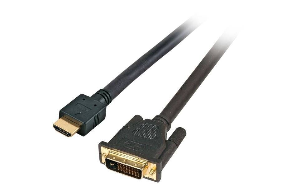 Jetrics jetcon HDMI-DVI-2, HighSpeed HDMI - DVI Kabel HDMI A - DVI 24+1 St-St