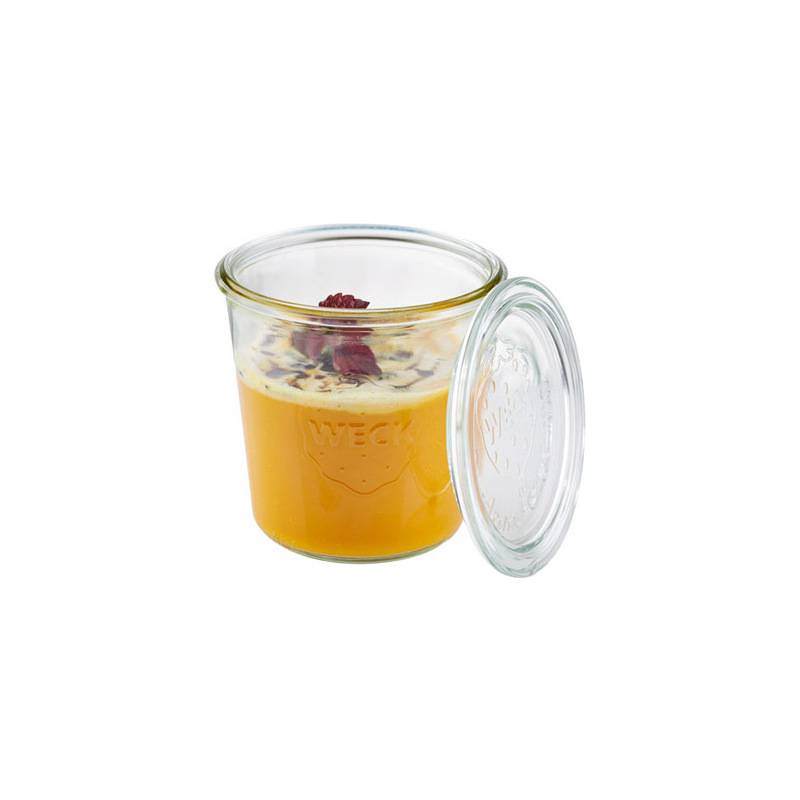 APS Weck-Glas mit Deckel, Sturz-Form, 580 ml, 2er Set