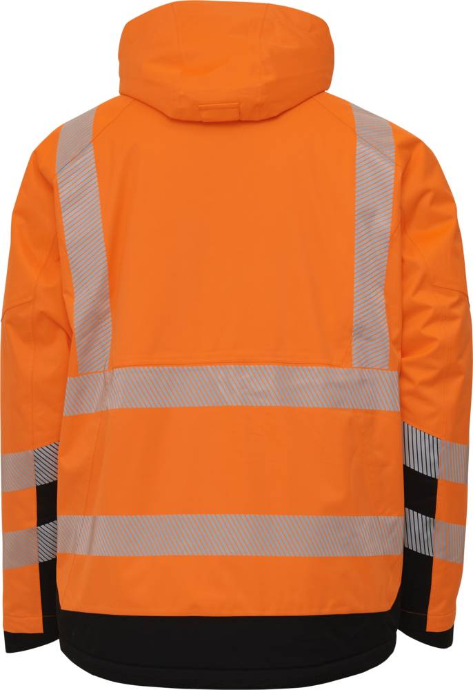 ELKA Visible Xtreme Winterjacke mit Stretch 186100R Warnorange/Schwarz Größe :5XL