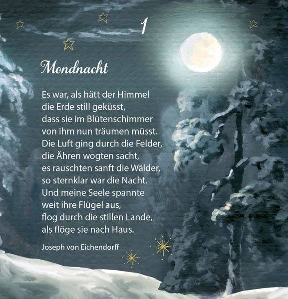 Liegt nun so still die weite Welt, Zettel-Adventskalender
