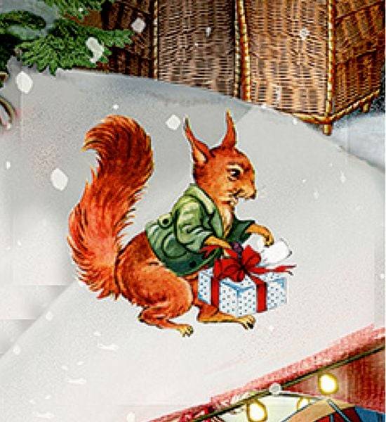 Nostalgischer Weihnachtsmarkt, Wand-Adventskal. (Behr)