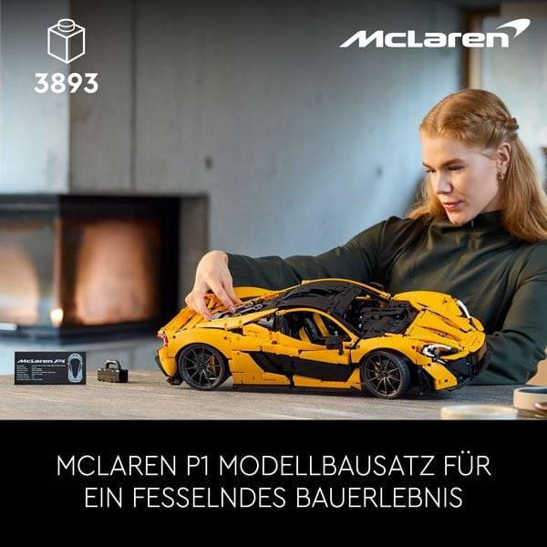 LEGO Technic McLaren P1, Set mit Supersportwagen für Erwachsene 42172