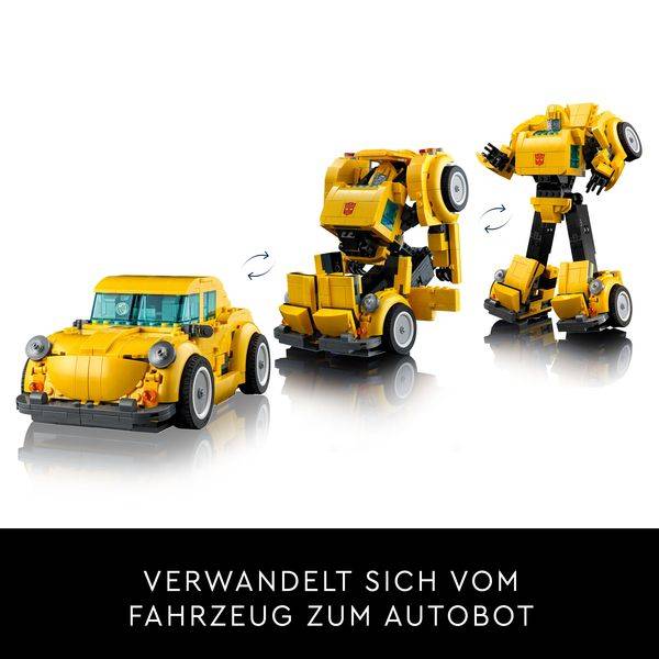 LEGO Icons Transformers Bumblebee, Roboter-Set für Erwachsene 10338