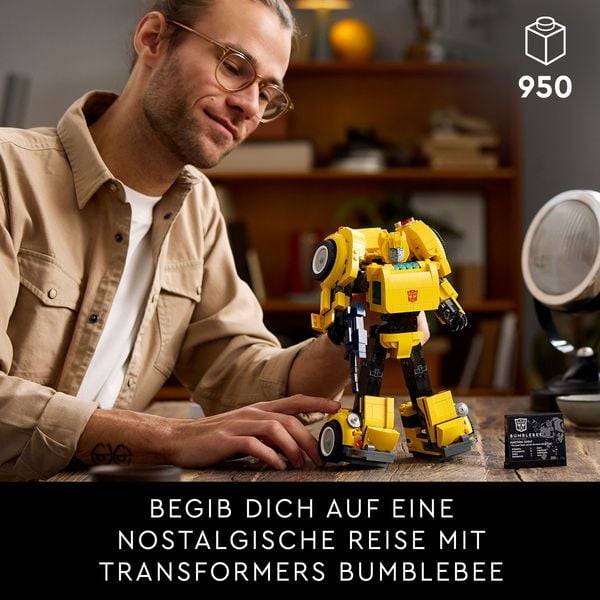 LEGO Icons Transformers Bumblebee, Roboter-Set für Erwachsene 10338