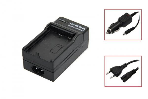 Patona - Ersatz- & KFZ-Ladegerät für Fuji NP-60 und weitere