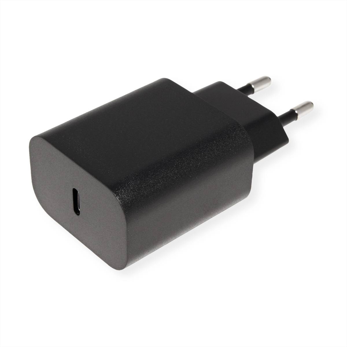 VALUE USB Charger mit Euro-Stecker, 1 Port Typ C (QC3.0), 20W