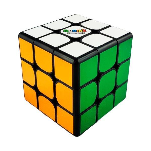 Rubik's Zauberwürfel ConnectedX, klassischer 3x3-Würfel mit Bluetooth-Funktion, Knobelaufgabe, herausforderndes Denkspiel, ab 8 Jahren