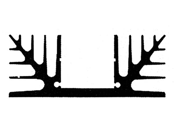 Velleman - 41/7/2A - Kühlkörper 75mm 2 x TO3 2.5°C/W