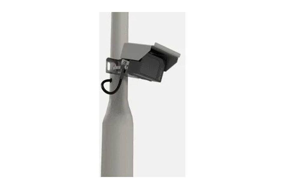 Senstar QbProtect Wetterschutzdach, Für den Außenbereich, zur Montage an QbProtect LIDAR, grau