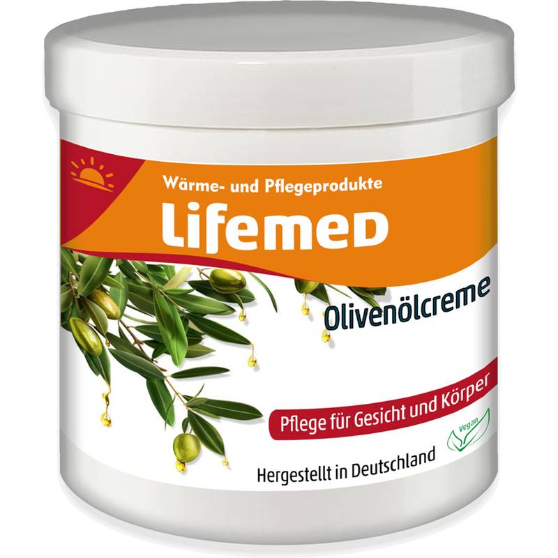 Lifemed Olivenölcreme, 250 ml Tiegel