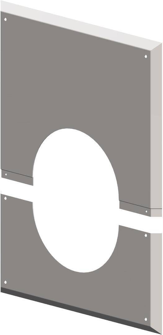 Atec Wandblende PolyTop geschlossen DN100/150