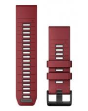 Garmin QuickFit-Armband 26 mm Silikon Marsala/Graphit Mit diesen verstellbaren Schnellwechsel-Armbändern für deine kompatible Garmin-Uhr kannst du