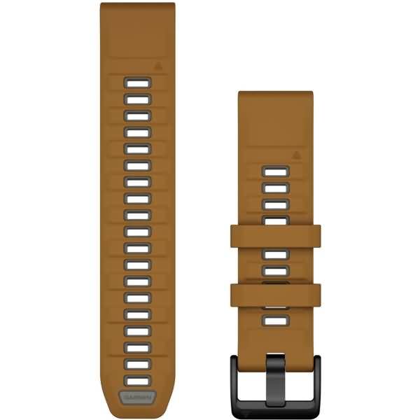 Garmin Ersatzarmband QuickFit 22mm Silikon Autumn/Kieselgrau