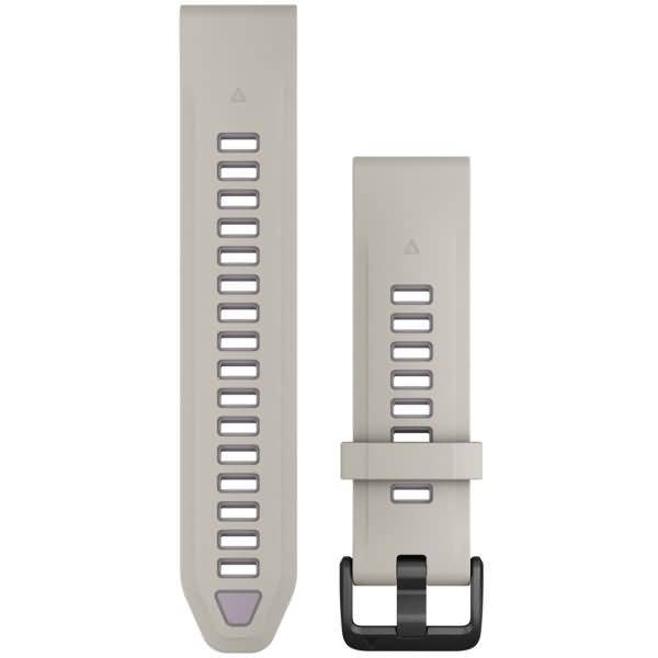 Garmin Ersatzarmband QuickFit 20mm Silikon Nebelgrau/Lavendel