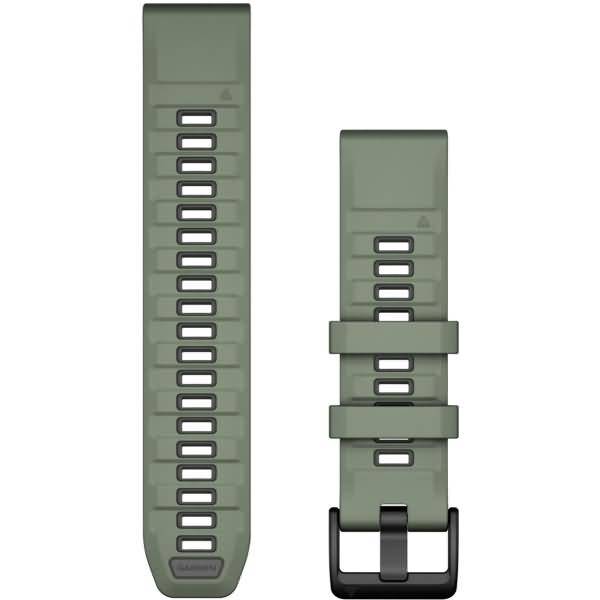 GARMIN - Ersatzarmband QuickFit Silikon Weidengruen/Graphit