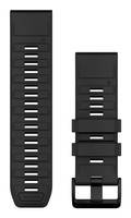 Garmin QuickFit-Armband 26 mm Silikon Schwarz Mit diesen verstellbaren Schnellwechsel-Armbändern für deine kompatible Garmin-Uhr kannst du dich stet