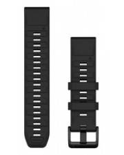 Garmin QuickFit-Armband 22 mm Silikon Schwarz Mit diesen verstellbaren Schnellwechsel-Armbändern für deine kompatible Garmin-Uhr kannst du dich stet