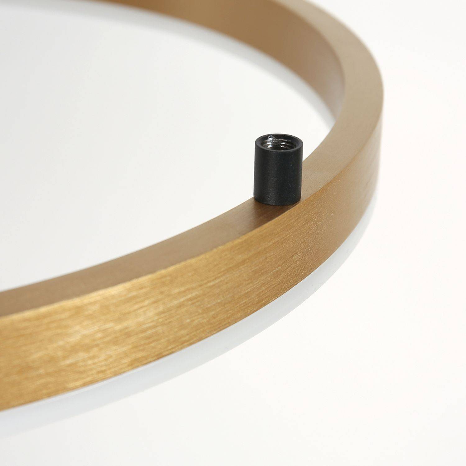 Licht-Erlebnisse LE115638 LED Wandlampe Yudal 2700 K 2400 lm Dimmbar aus Metall Kunststoff in Gold Weiß Wandleuchte