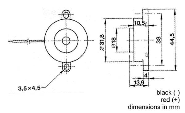 Velleman - SV12 - Summer 3-30VDC - 10mA (Drahtanschluss)