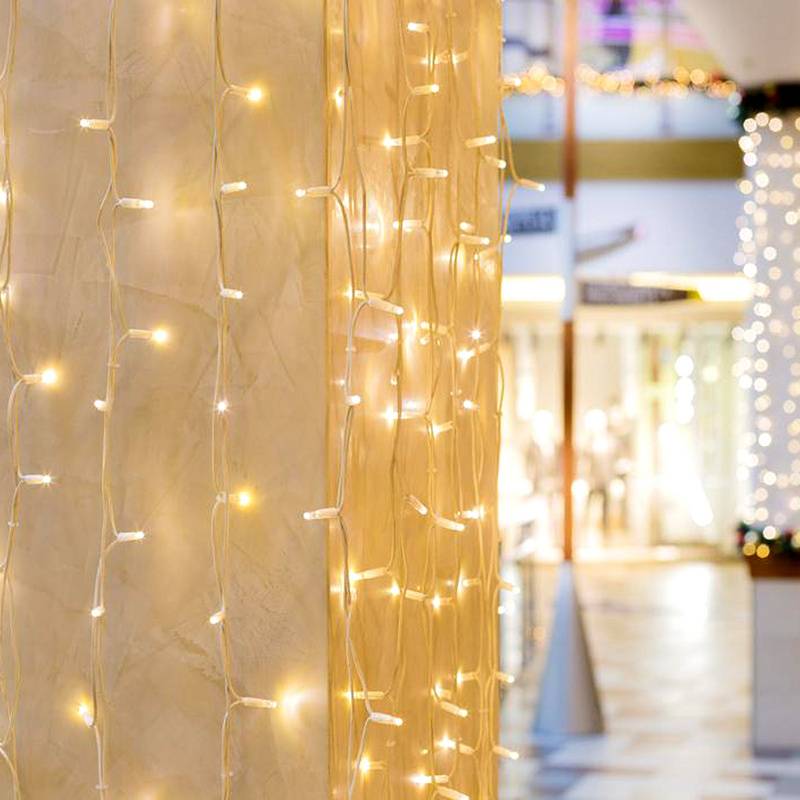 20M 600LEDs LED-Lichterkette Eisregen LED-Lichtervorhang für Außen Innen Lichterkettenvorhang mit 8 Modi IP44 Wasserfest Weihnachtsdeko aussen Party