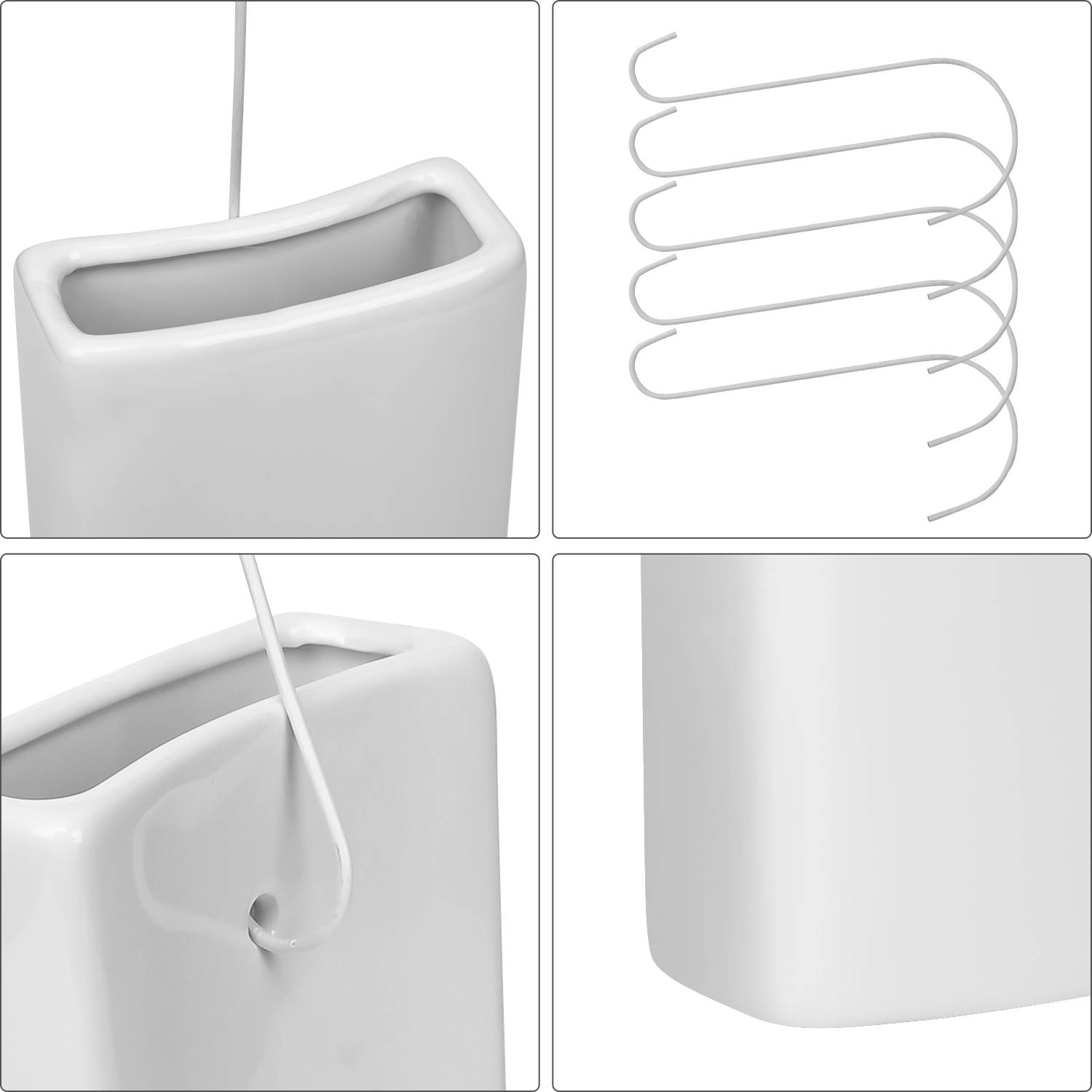 Luftbefeuchter Heizung 4er Set 400ml Keramik Set Heizkörper Verdunster Verdampfer