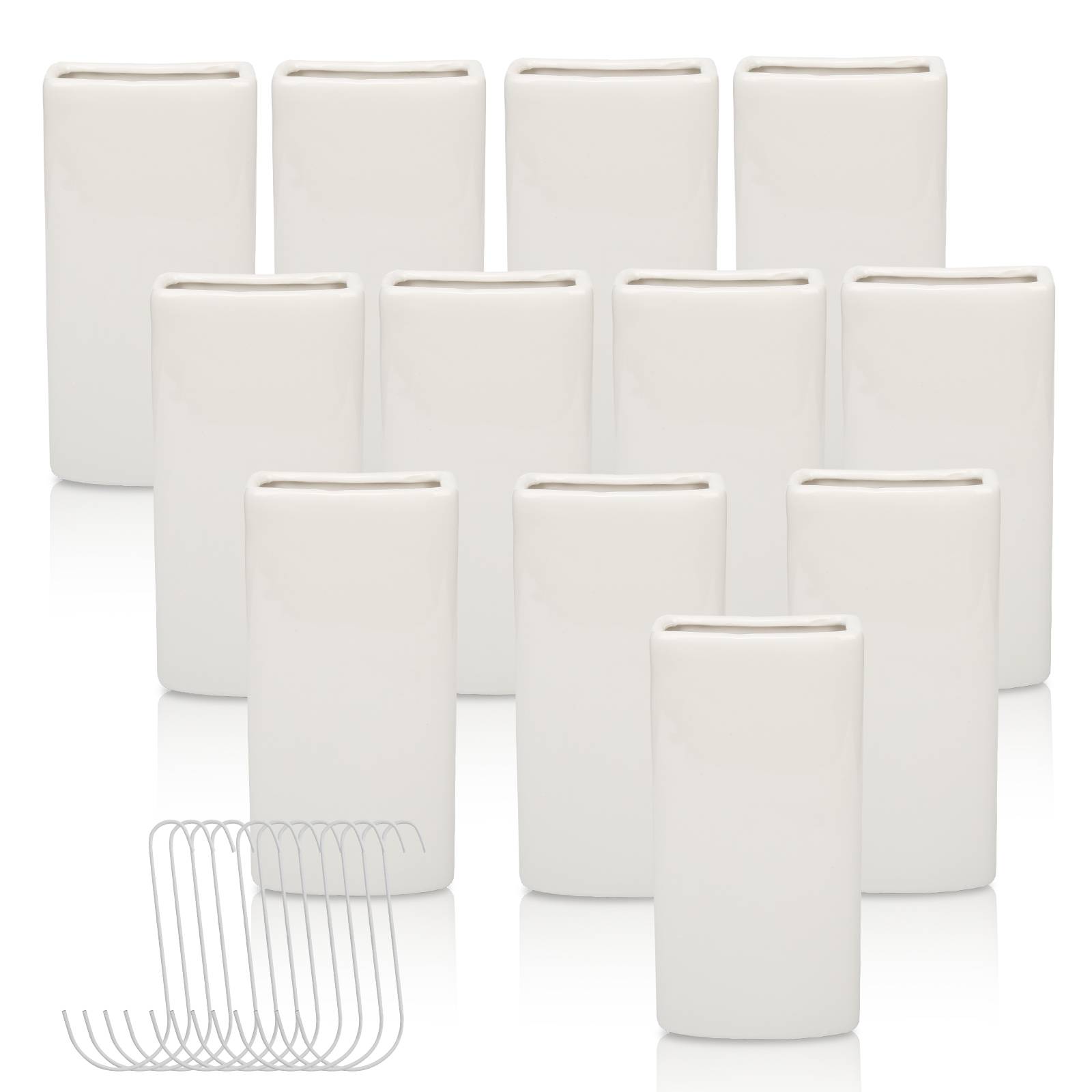 Luftbefeuchter Heizung 12er Set 400ml Keramik Set Heizkörper Verdunster Verdampfer
