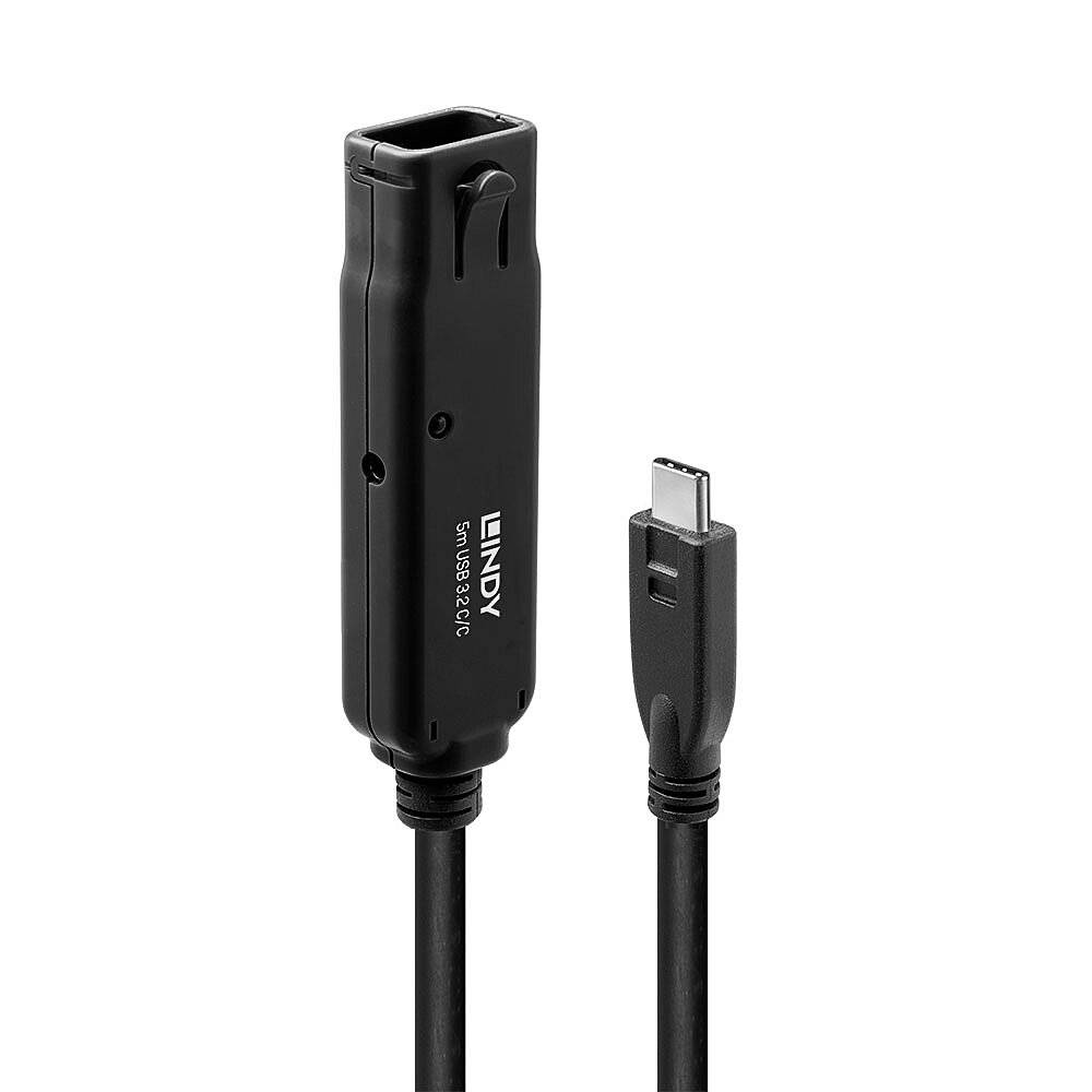 Lindy 5m USB 3.2 10Gbit/s C/C Aktivverlängerung Pro - Digital/Daten