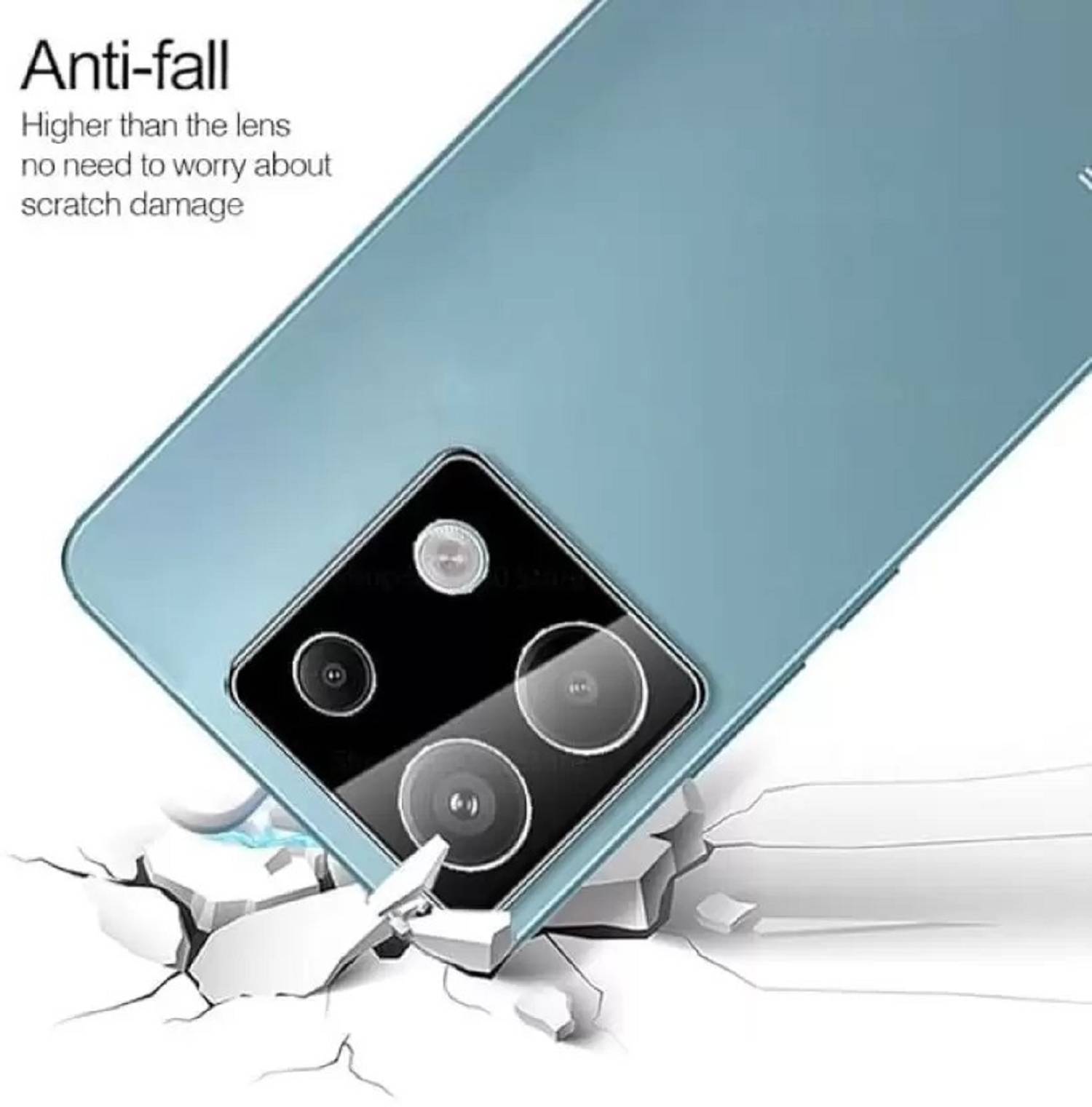 1x Kamera 9H Panzerglas für Xiaomi Redmi Note 13 Pro 4G 3D KLAR echtes Tempered Glass Kameraglas Kamerhartglas Kameraschutzglas Schutzglas