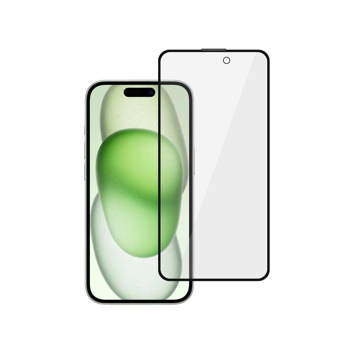 Titanium Privacy Glass Schutzglas kompatibel mit iPhone 16 Plus