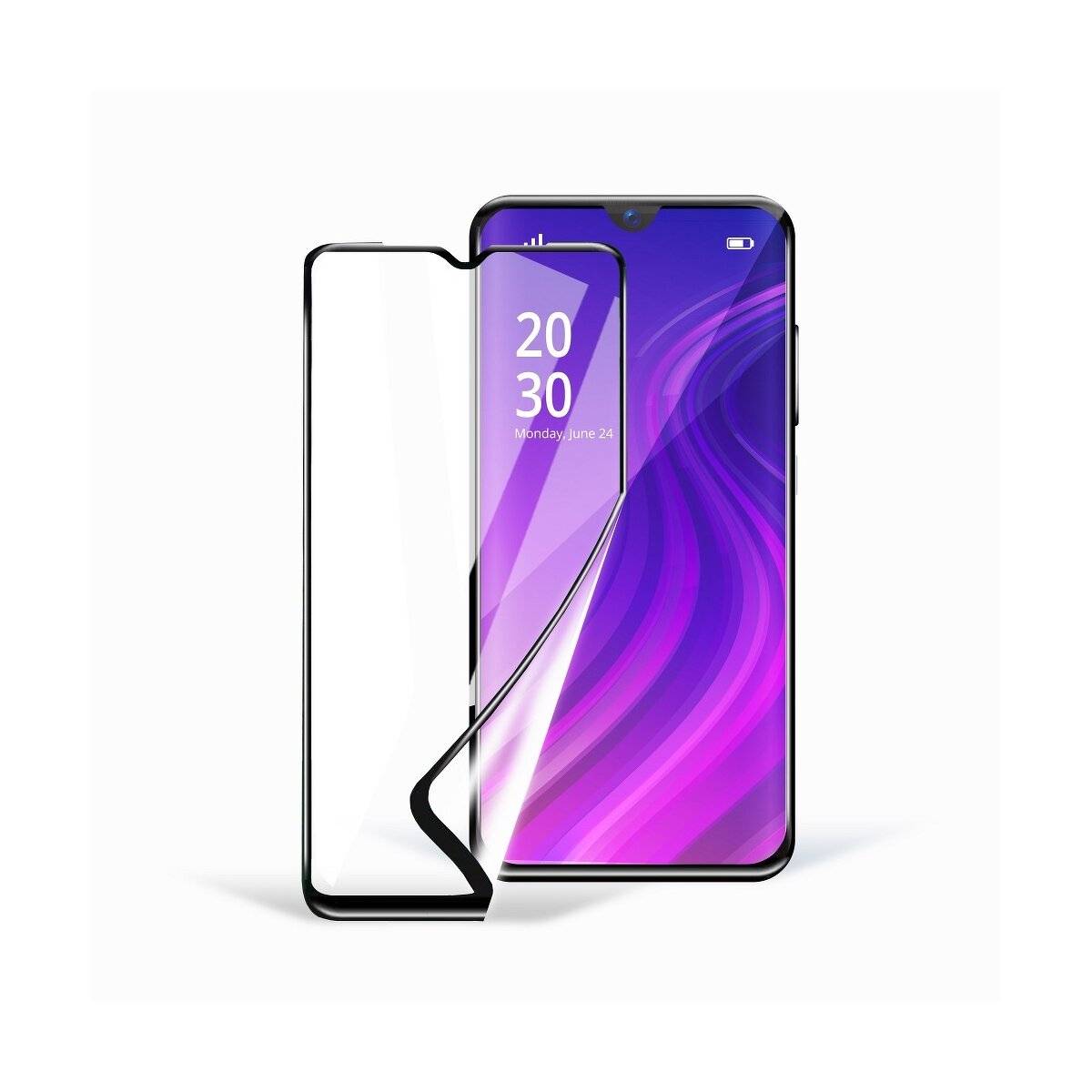 Full Covered Hybrid Glass für Xiaomi Redmi Note 13 5G Glas Anti-Finger