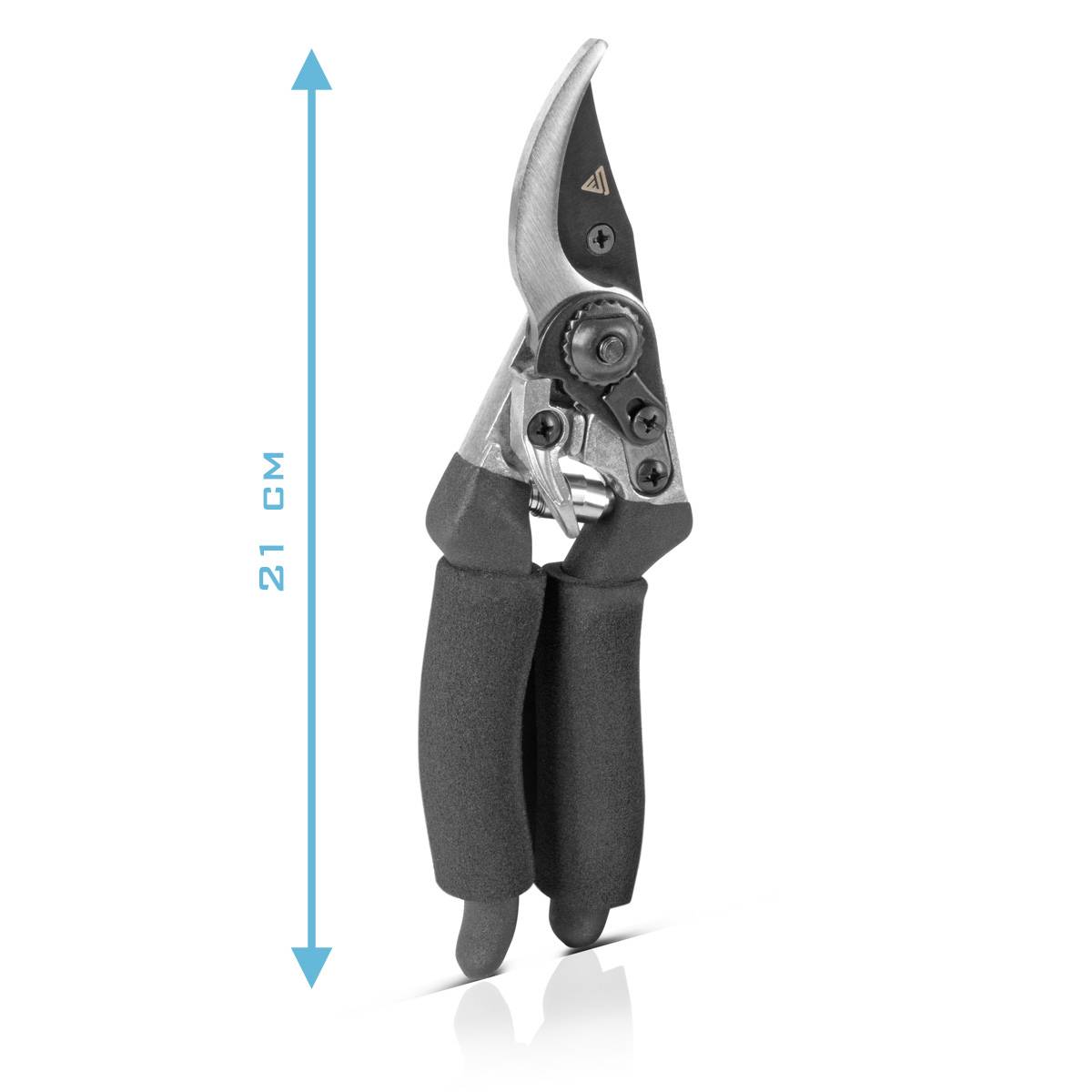 STAHLWERK Gartenschere aus Federstahl Rosenschere / Rebschere / Gärtnerschere