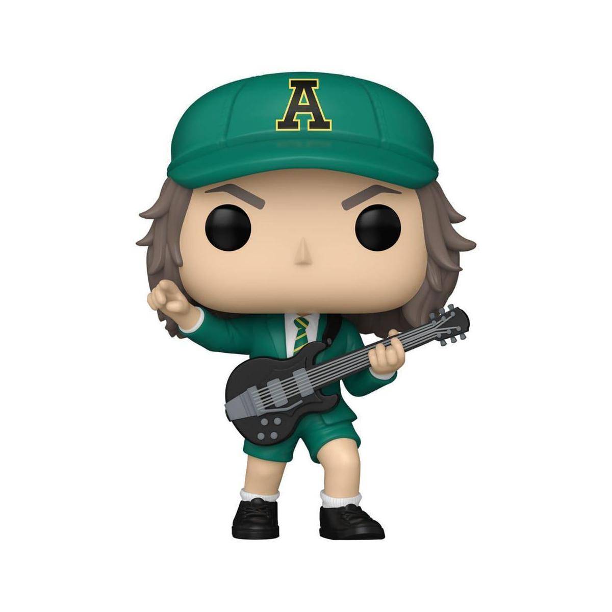 FK79804 - ACDC POP! Rocks Vinyl Figur Angus Young(Green) 9 cm