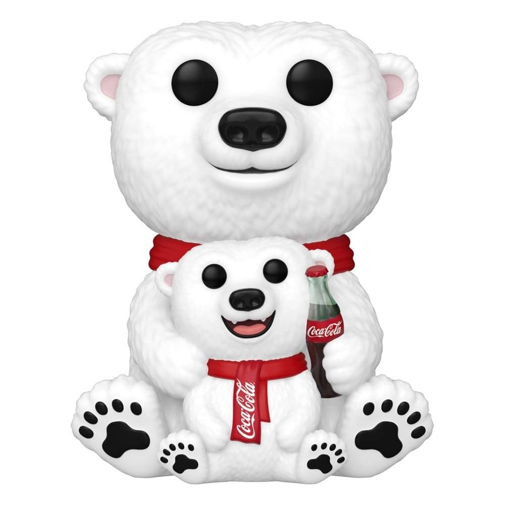 POP-Figur Coca-Cola Eisbä r mit Jungtier