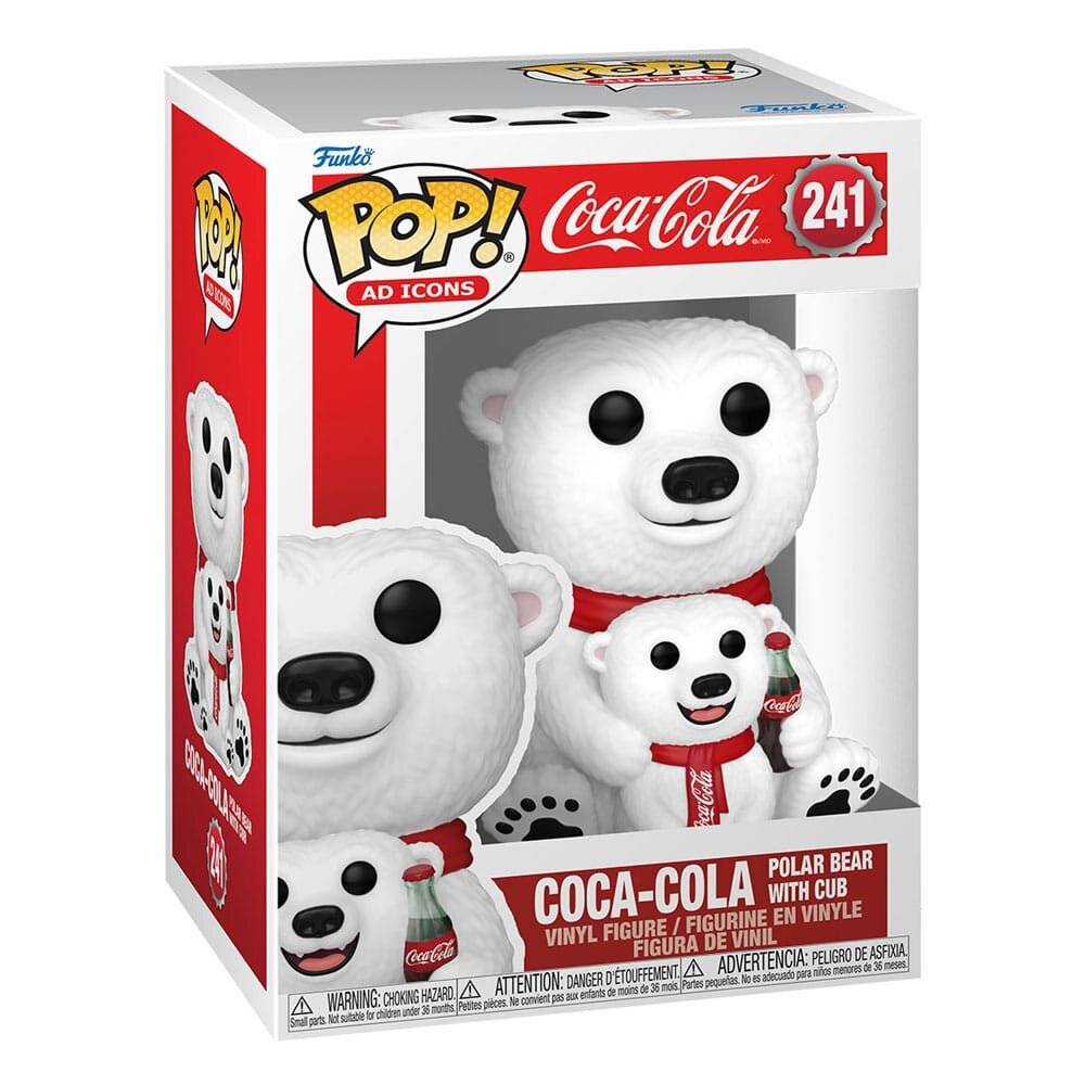 POP-Figur Coca-Cola Eisbä r mit Jungtier