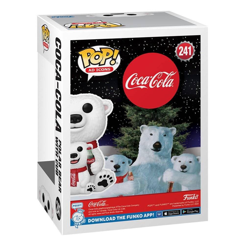 POP-Figur Coca-Cola Eisbä r mit Jungtier