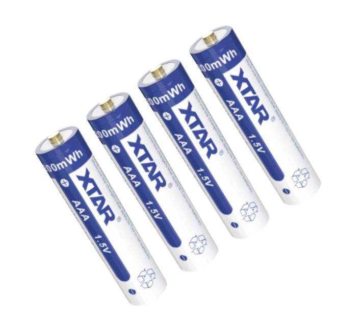 Xtar - Micro / AAA / R03 - 1,5 Volt 680mAh Li-Ion - 4er Pack