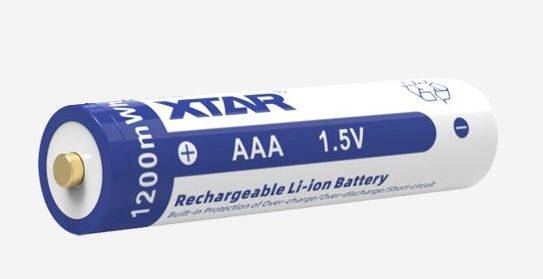 Xtar - Micro / AAA / R03 - 1,5 Volt 680mAh Li-Ion - 4er Pack