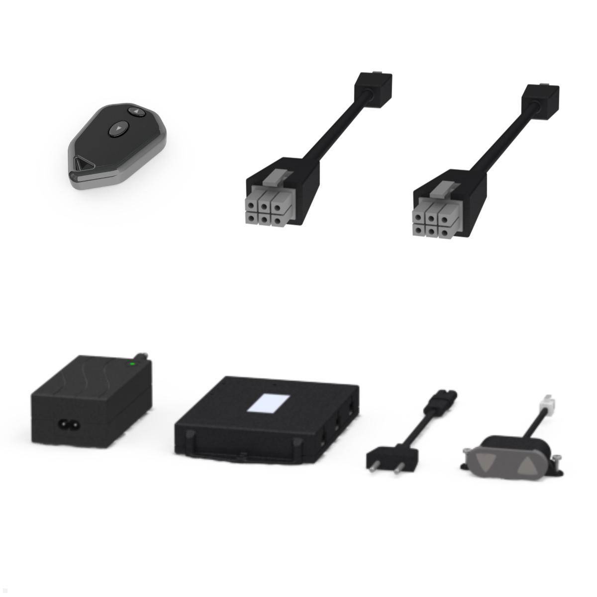 Venset TS1000C TWIN TV Lift Deckenhalterung elektrisch 1000 mm Hub 50 kg