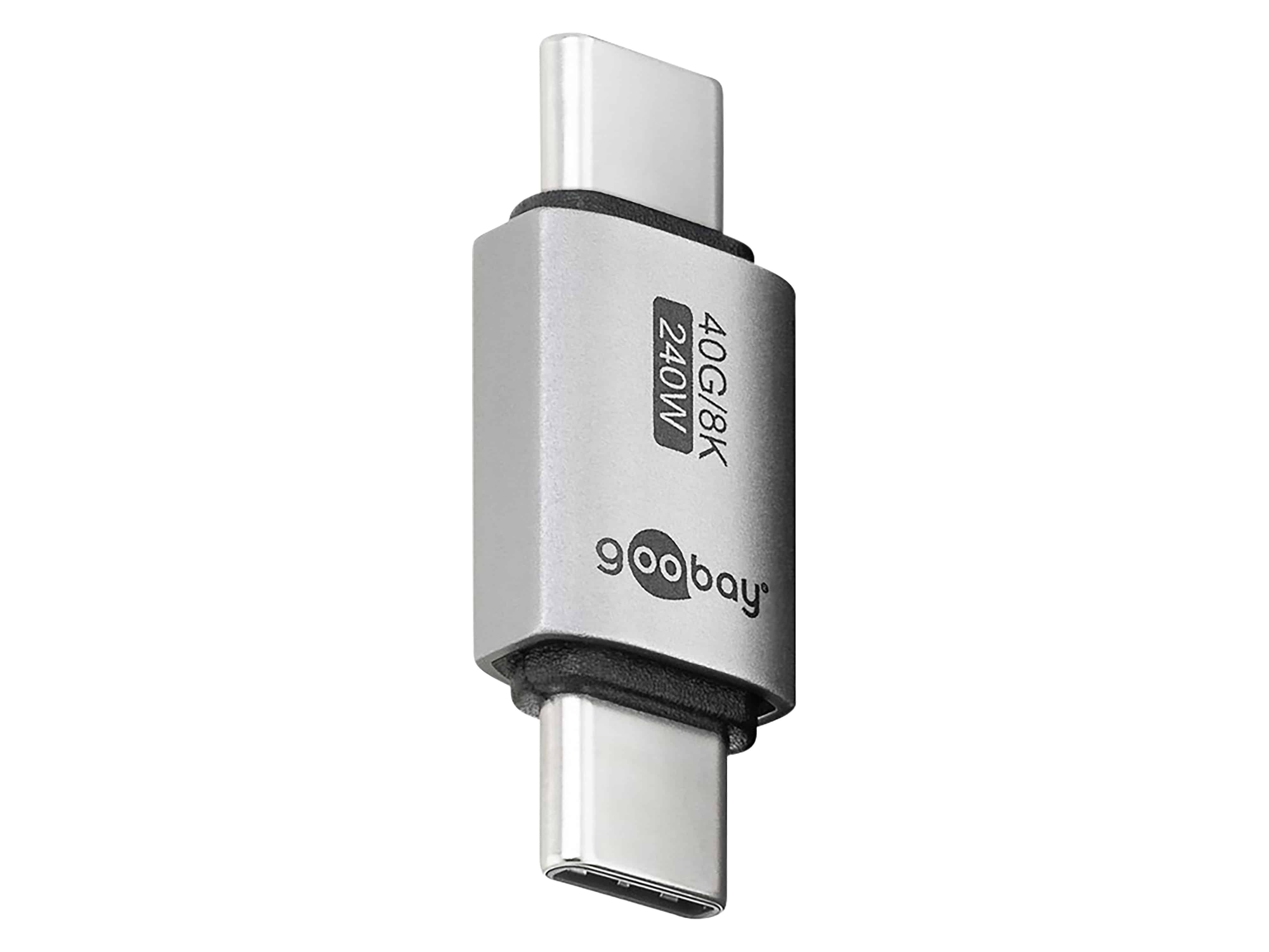 Wentronic goobay - USB-Adapter - 24 pin USB-C (M) zu 24 pin USB-C (M)