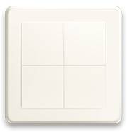 SHELLY Wandtaster Blu Wall Switch 4, 4-fach, 16 Aktionen