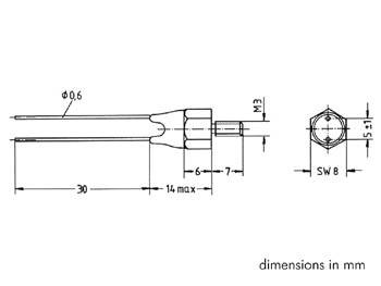 Velleman - RT6K8 - NTC-Thermistor - TYP K45 - 6K8