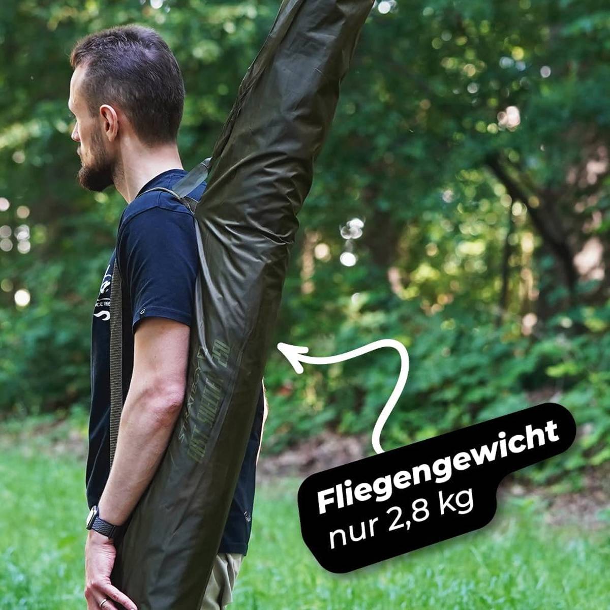 Spro Strategy Fast Shelter 250 Wasserfestes Outdoor Pop-Up Zelt mit 5000mm Wassersäule